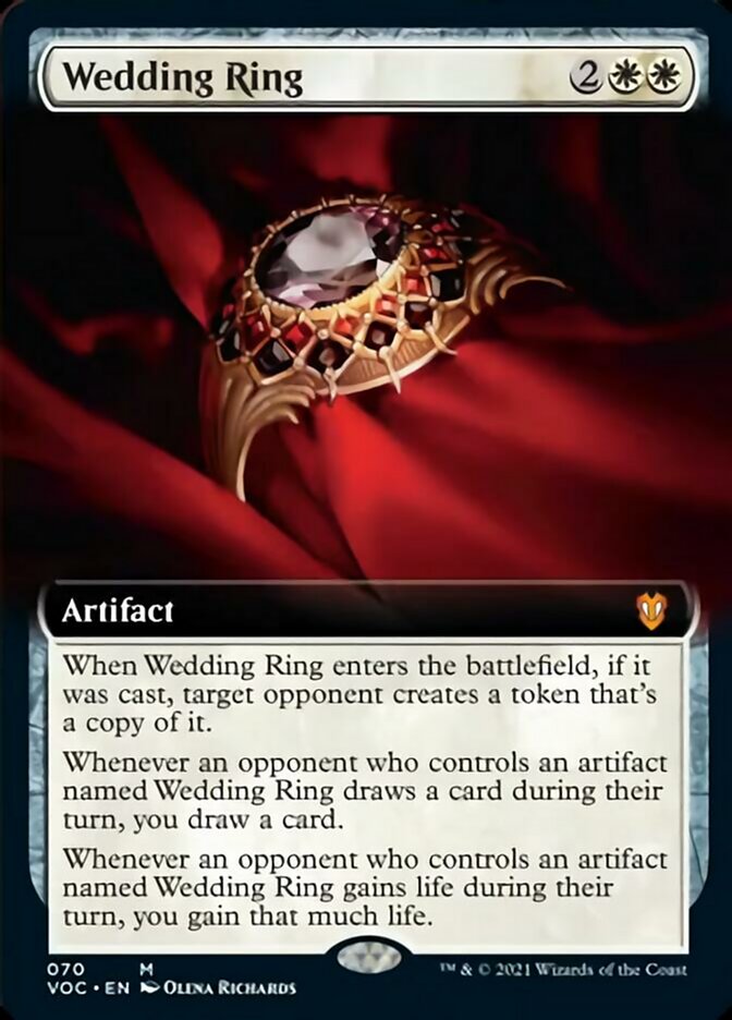 Wedding Ring (Extended) [Innistrad: Crimson Vow Commander] | Play N Trade Winnipeg