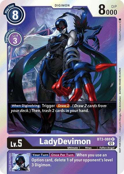 LadyDevimon [BT3-088] (Official Tournament Pack Vol.4) [Release Special Booster Promos] | Play N Trade Winnipeg