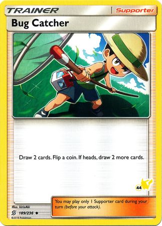 Bug Catcher (189/236) (Pikachu Stamp #44) [Battle Academy 2020] | Play N Trade Winnipeg