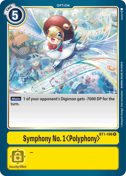 Symphony No.1 (Polyphony) [BT1-106] [Release Special Booster Ver.1.0] | Play N Trade Winnipeg