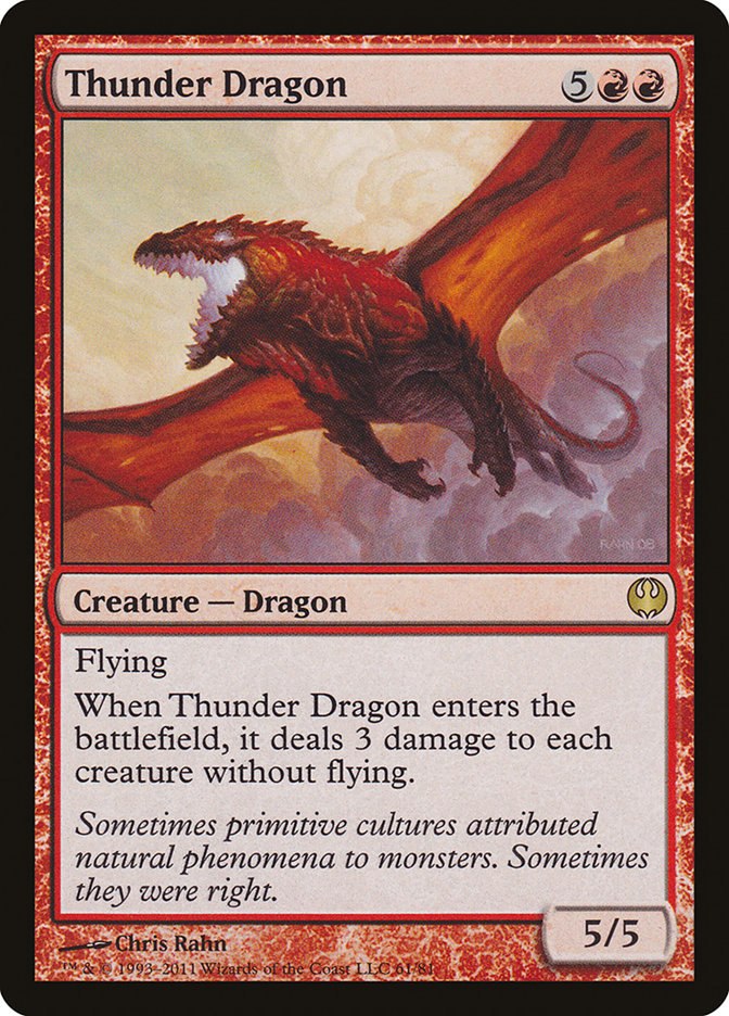 Thunder Dragon [Duel Decks: Knights vs. Dragons] | Play N Trade Winnipeg