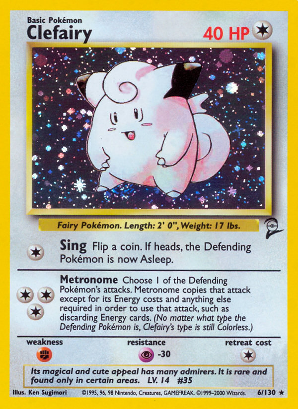 Clefairy (6/130) [Base Set 2] | Play N Trade Winnipeg