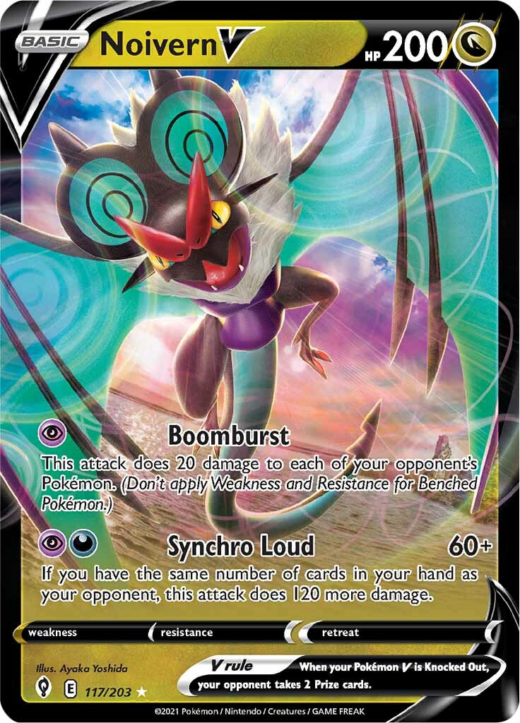 Noivern V (117/203) [Sword & Shield: Evolving Skies] | Play N Trade Winnipeg