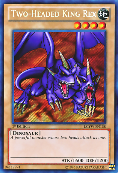 Two-Headed King Rex [LCYW-EN158] Secret Rare | Play N Trade Winnipeg