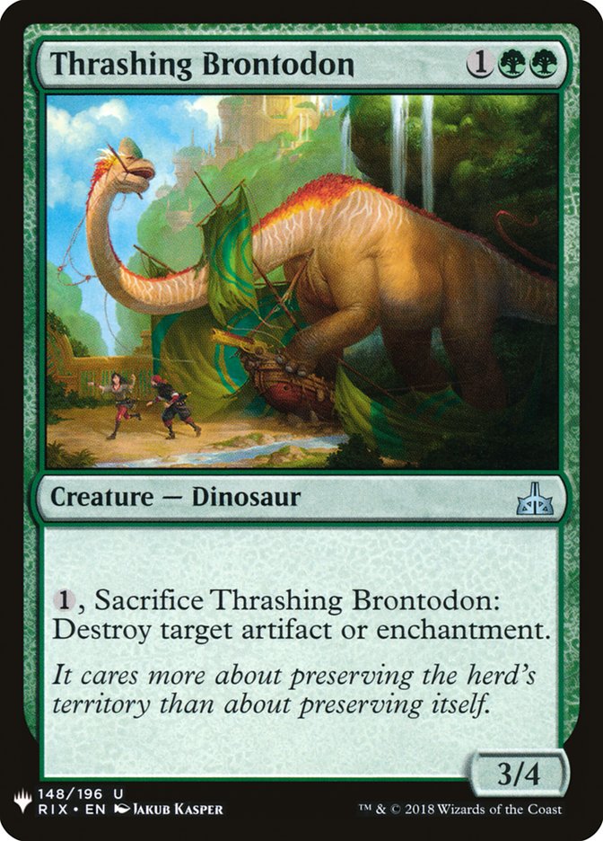 Thrashing Brontodon [Mystery Booster] | Play N Trade Winnipeg