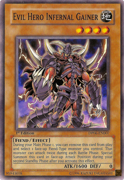 Evil Hero Infernal Gainer [DP06-EN007] Common | Play N Trade Winnipeg