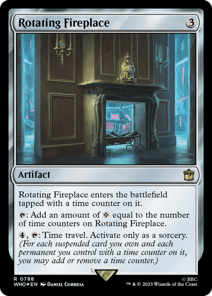 Rotating Fireplace (Surge Foil) [Doctor Who] | Play N Trade Winnipeg