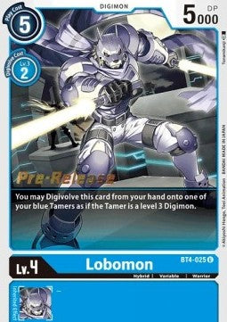 Lobomon [BT4-025] [Great Legend Pre-Release Promos] | Play N Trade Winnipeg