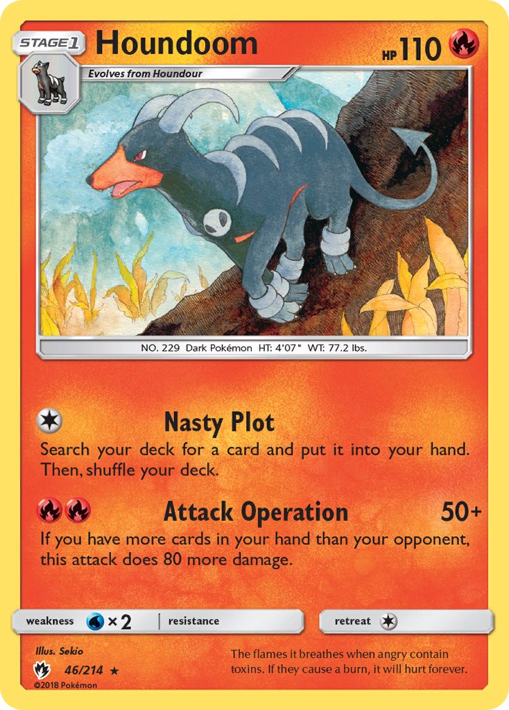 Houndoom (46/214) [Sun & Moon: Lost Thunder] | Play N Trade Winnipeg