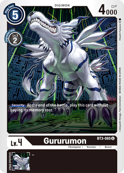 Gururumon [BT3-065] [Release Special Booster Ver.1.5] | Play N Trade Winnipeg