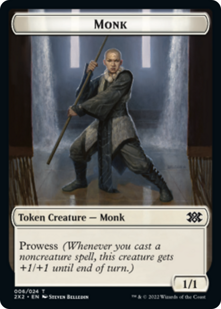 Spider // Monk Double-Sided Token [Double Masters 2022 Tokens] | Play N Trade Winnipeg