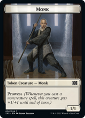 Saproling // Monk Double-sided Token [Double Masters 2022 Tokens] | Play N Trade Winnipeg