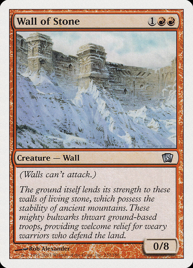 Wall of Stone [Eighth Edition] | Play N Trade Winnipeg