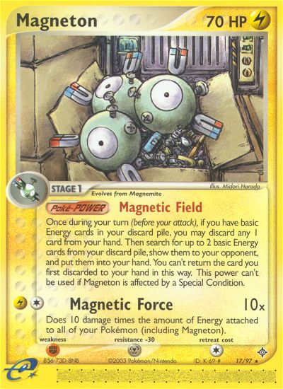 Magneton (17/97) [EX: Dragon] | Play N Trade Winnipeg