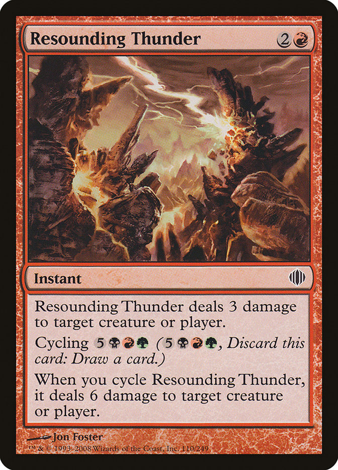 Resounding Thunder [Shards of Alara] | Play N Trade Winnipeg