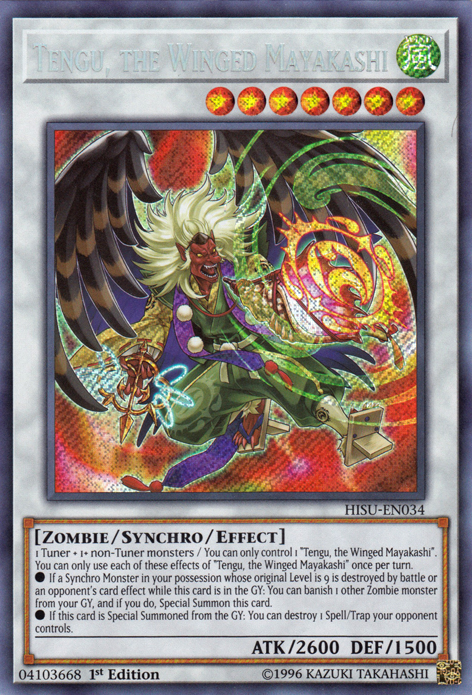 Tengu, the Winged Mayakashi [HISU-EN034] Secret Rare | Play N Trade Winnipeg