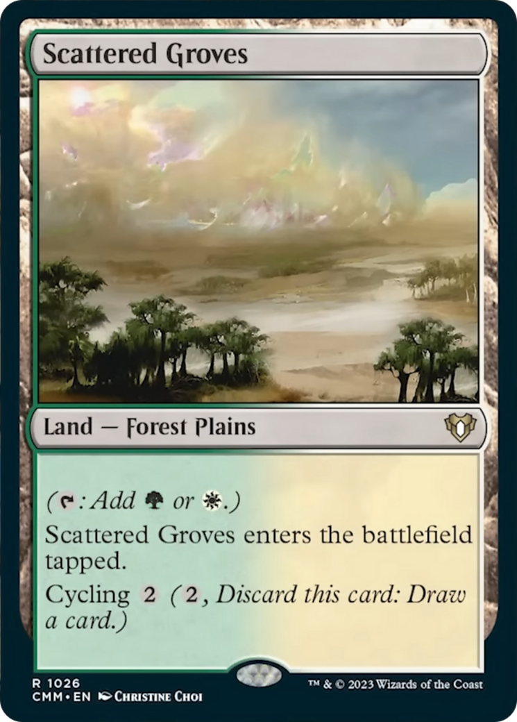 Scattered Groves [Commander Masters] | Play N Trade Winnipeg