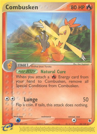 Combusken (28/109) [EX: Ruby & Sapphire] | Play N Trade Winnipeg