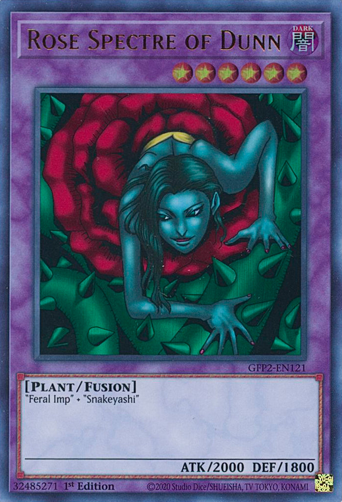 Rose Spectre of Dunn [GFP2-EN121] Ultra Rare | Play N Trade Winnipeg