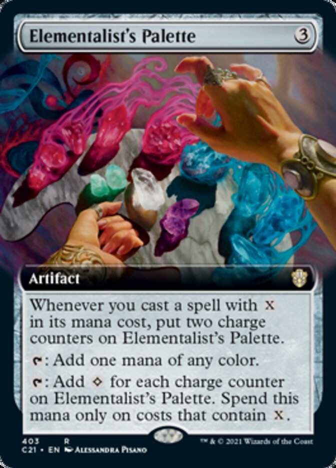 Elementalist's Palette (Extended Art) [Commander 2021] | Play N Trade Winnipeg