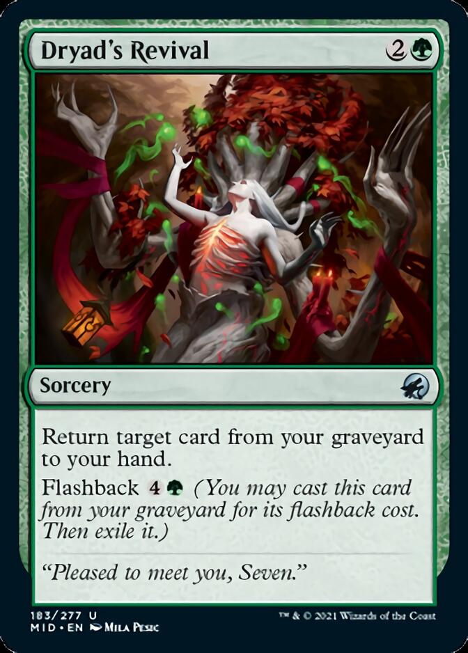 Dryad's Revival [Innistrad: Midnight Hunt] | Play N Trade Winnipeg
