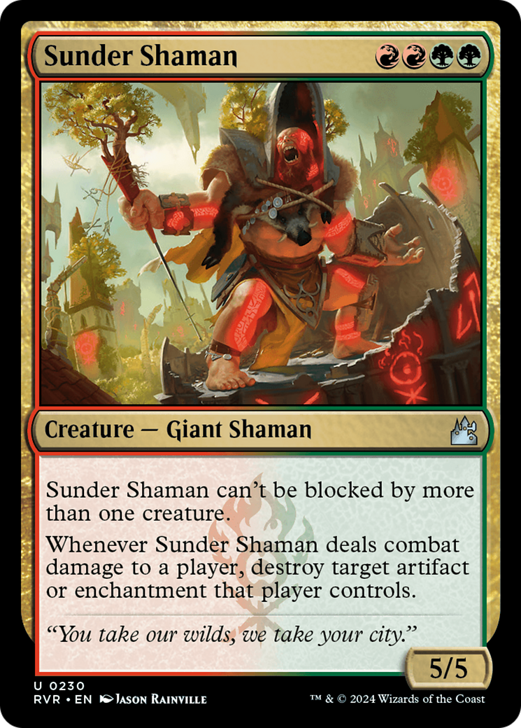 Sunder Shaman [Ravnica Remastered] | Play N Trade Winnipeg