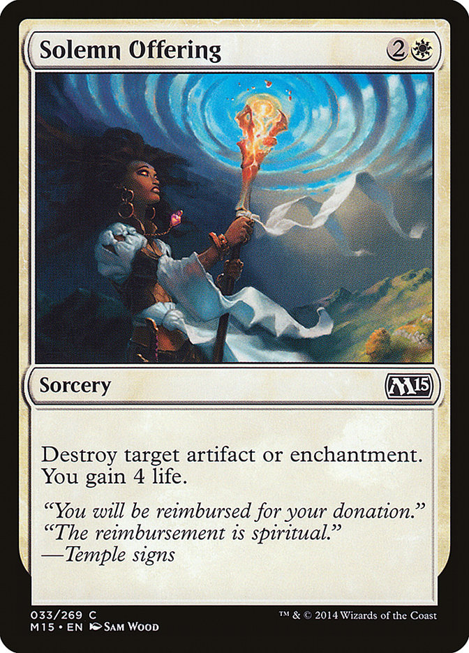 Solemn Offering [Magic 2015] | Play N Trade Winnipeg