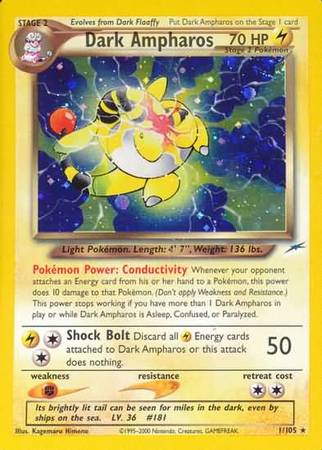 Dark Ampharos (1/105) [Neo Destiny Unlimited] | Play N Trade Winnipeg