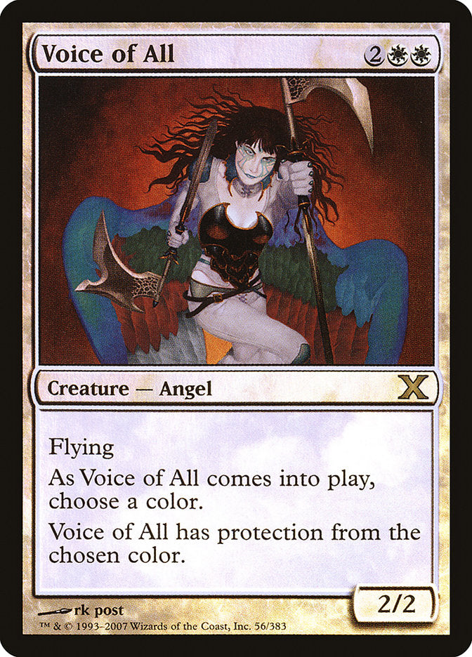 Voice of All (Premium Foil) [Tenth Edition] | Play N Trade Winnipeg