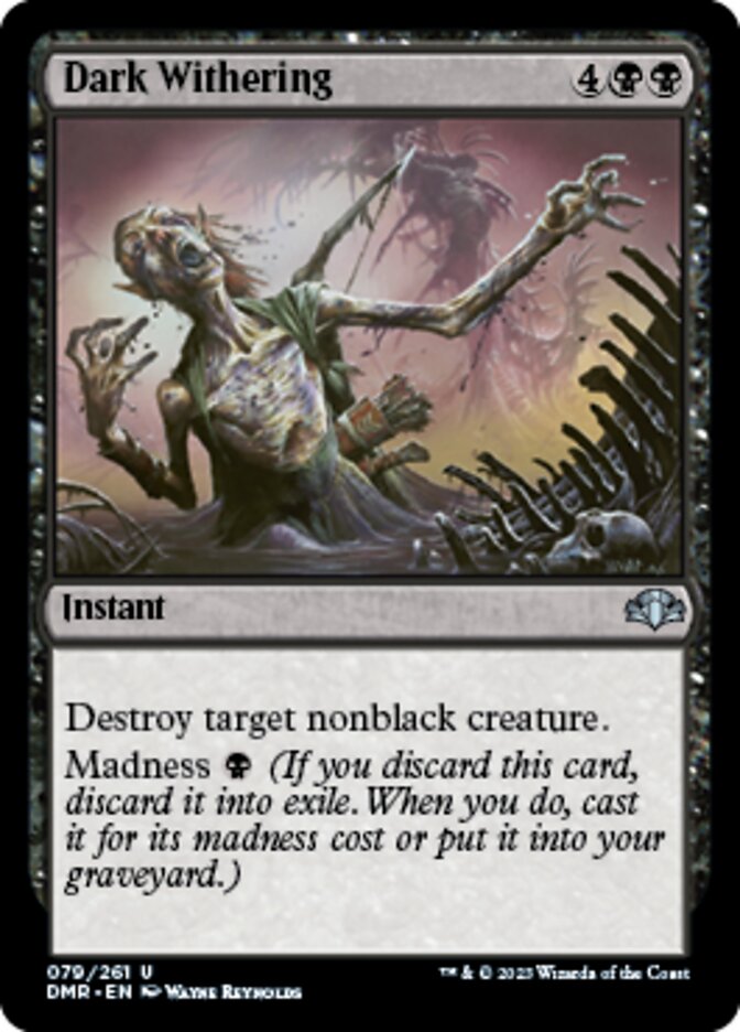 Dark Withering [Dominaria Remastered] | Play N Trade Winnipeg