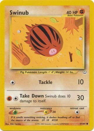 Swinub (57/64) [Neo Revelation Unlimited] | Play N Trade Winnipeg