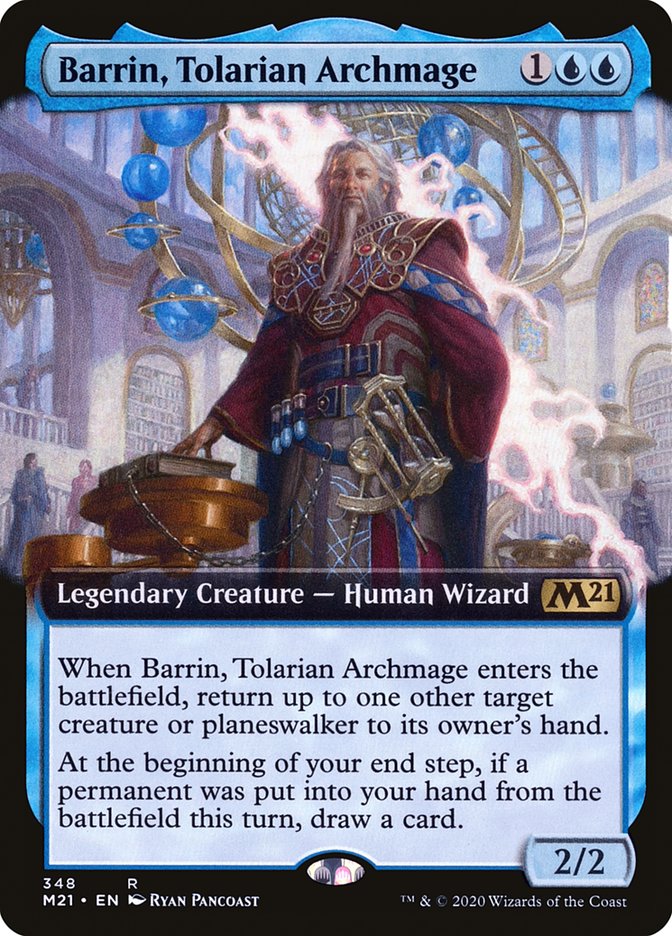 Barrin, Tolarian Archmage (Extended) [Core Set 2021] | Play N Trade Winnipeg