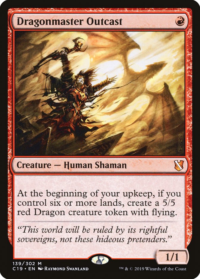 Dragonmaster Outcast [Commander 2019] | Play N Trade Winnipeg