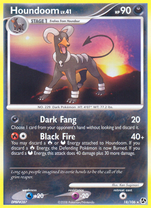 Houndoom (18/106) [Diamond & Pearl: Great Encounters] | Play N Trade Winnipeg