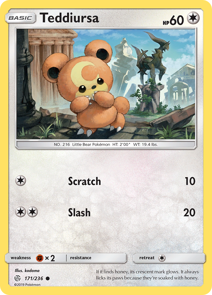 Teddiursa (171/236) [Sun & Moon: Cosmic Eclipse] | Play N Trade Winnipeg