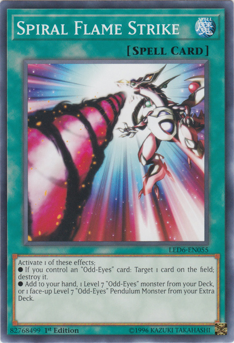 Spiral Flame Strike [LED6-EN055] Common | Play N Trade Winnipeg