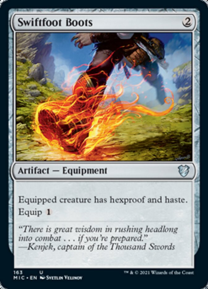 Swiftfoot Boots [Innistrad: Midnight Hunt Commander] | Play N Trade Winnipeg