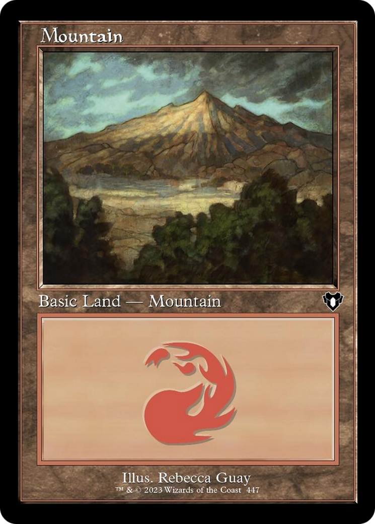 Mountain (447) (Retro) [Commander Masters] | Play N Trade Winnipeg