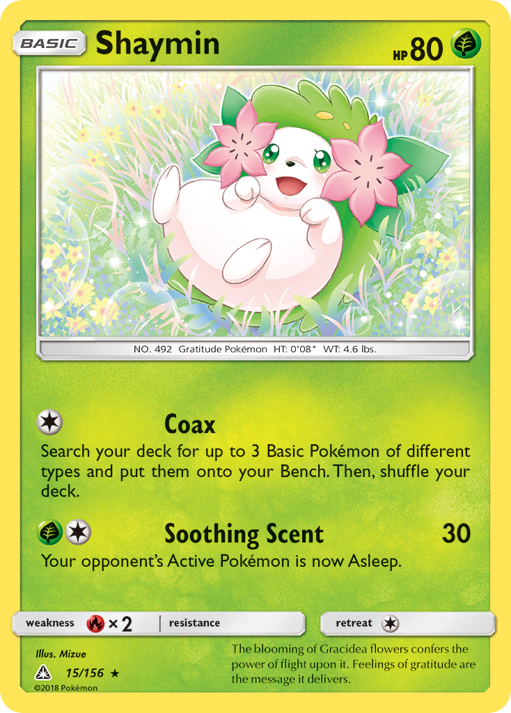 Shaymin (15/156) [Sun & Moon: Ultra Prism] | Play N Trade Winnipeg