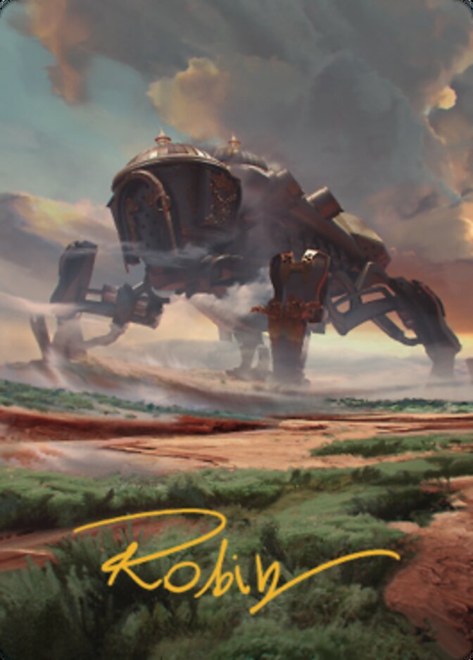 Plains (2) Art Card (Gold-Stamped Signature) [The Brothers' War Art Series] | Play N Trade Winnipeg