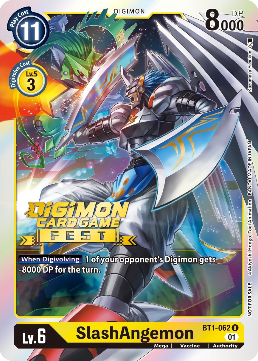 SlashAngemon [BT1-062] (Digimon Card Game Fest 2022) [Release Special Booster Promos] | Play N Trade Winnipeg