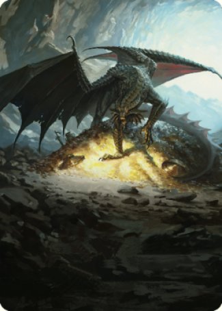 Ancient Copper Dragon Art Card (04) [Commander Legends: Battle for Baldur's Gate Art Series] | Play N Trade Winnipeg