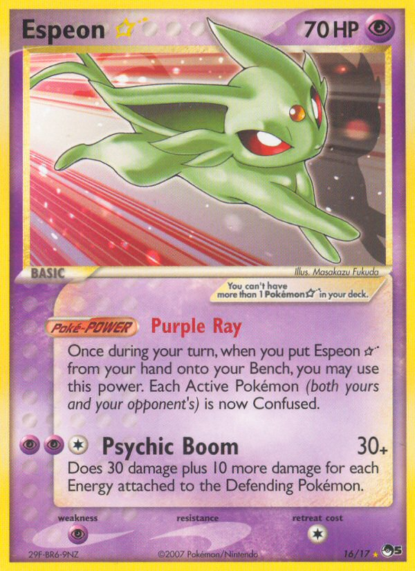 Espeon Star (16/17) [POP Series 5] | Play N Trade Winnipeg