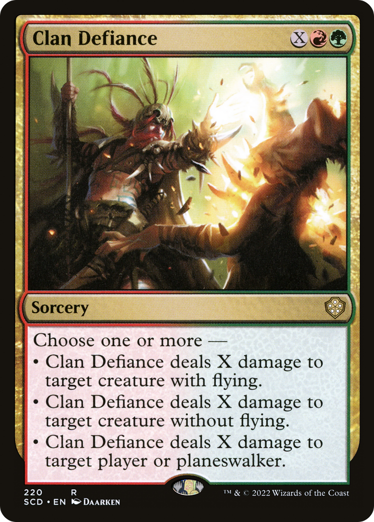 Clan Defiance [Starter Commander Decks] | Play N Trade Winnipeg