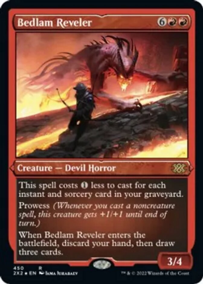 Bedlam Reveler (Foil Etched) [Double Masters 2022] | Play N Trade Winnipeg