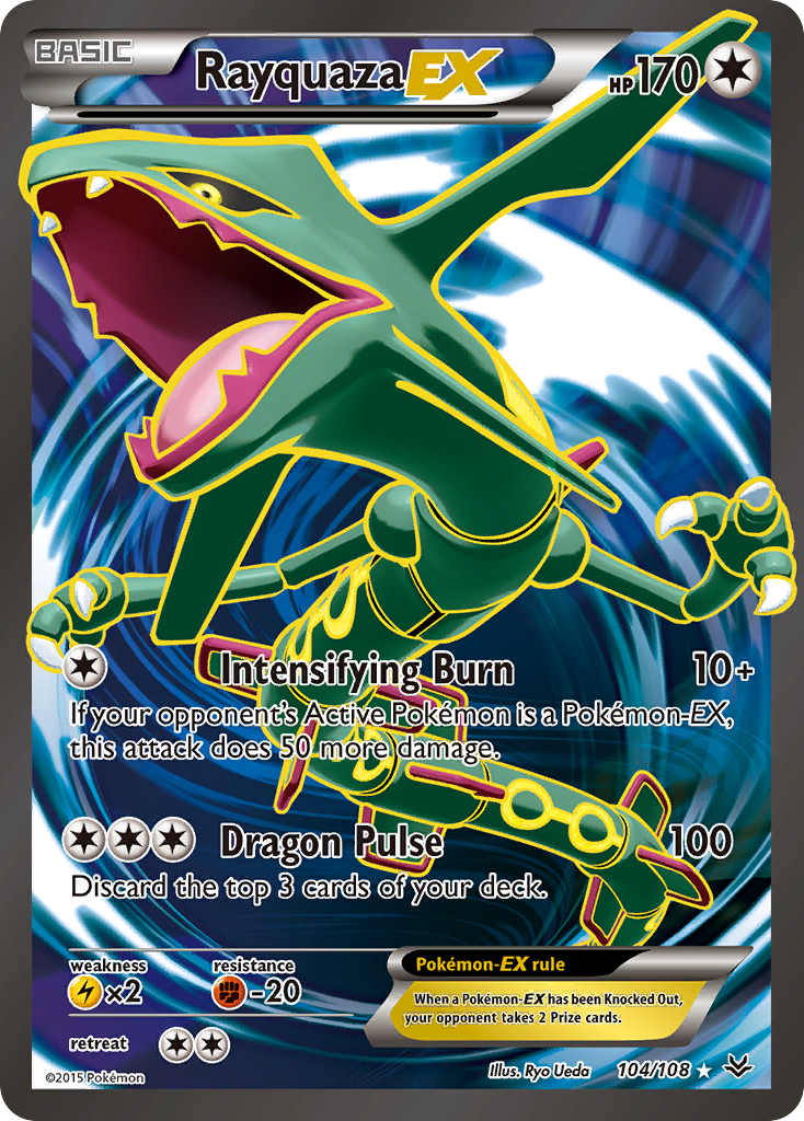 Rayquaza EX (104/108) [XY: Roaring Skies] | Play N Trade Winnipeg