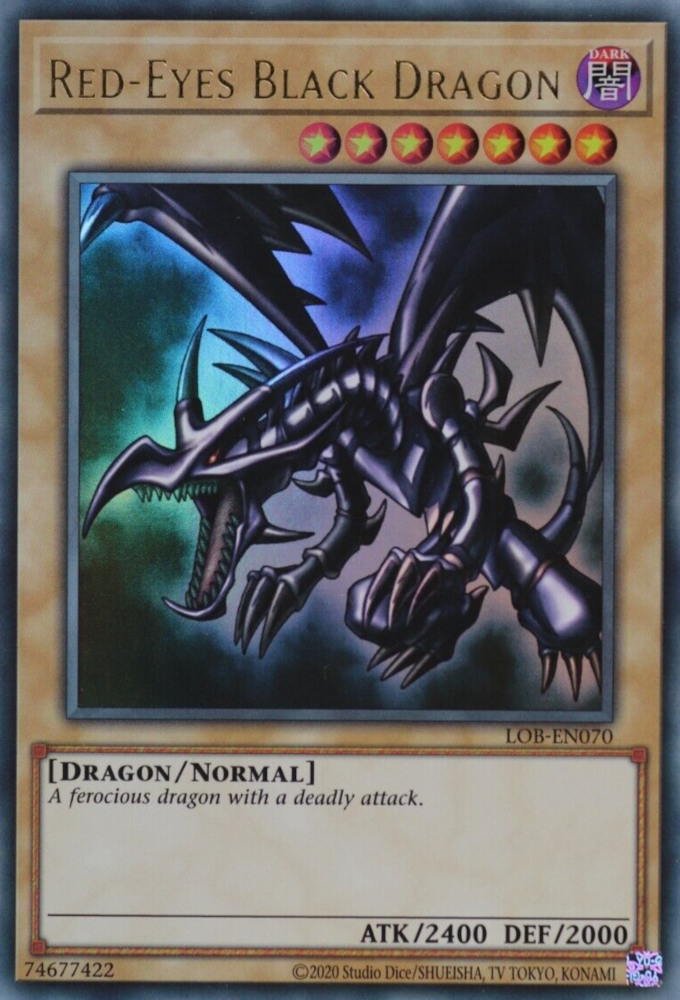 Red-Eyes Black Dragon (25th Anniversary) [LOB-EN070] Ultra Rare | Play N Trade Winnipeg