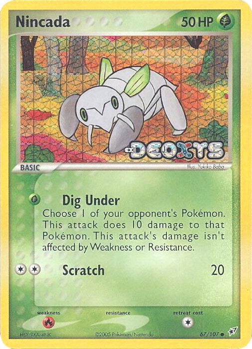 Nincada (67/107) (Stamped) [EX: Deoxys] | Play N Trade Winnipeg