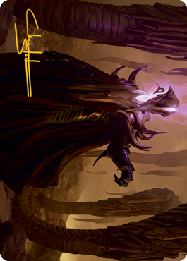Extus, Oriq Overlord Art Card (Gold-Stamped Signature) [Strixhaven: School of Mages Art Series] | Play N Trade Winnipeg