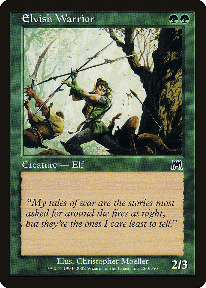 Elvish Warrior [Onslaught] | Play N Trade Winnipeg